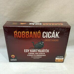 Hungarian Version of Exploding Kittens Card Game for 2-5 Players New in Box